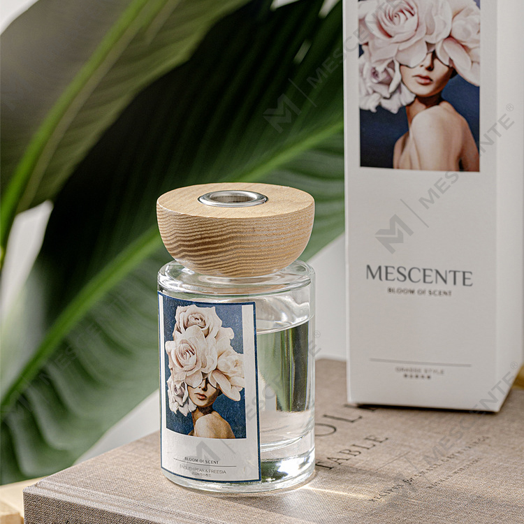 M&Scent velkoobchodní sady rákosových difuzérů na skleněné láhve privátní značky se zátkou