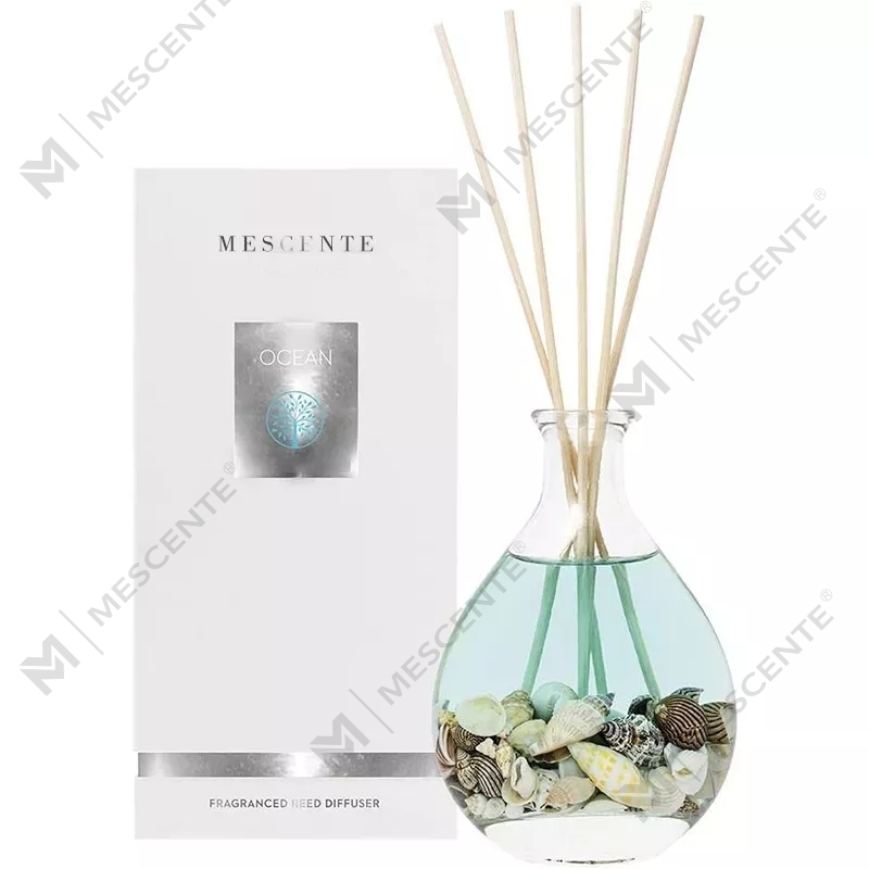 M&Scent velkoobchod luxusní privátní značkové skleněné lahve ratanové tyčové rákosové difuzéry se zátkou