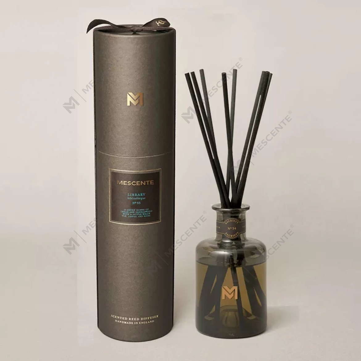 M&Scent velkoobchod luxusní 500ml černý flakonový difuzér Reed vonný rákosový difuzér s dárkovou krabičkou