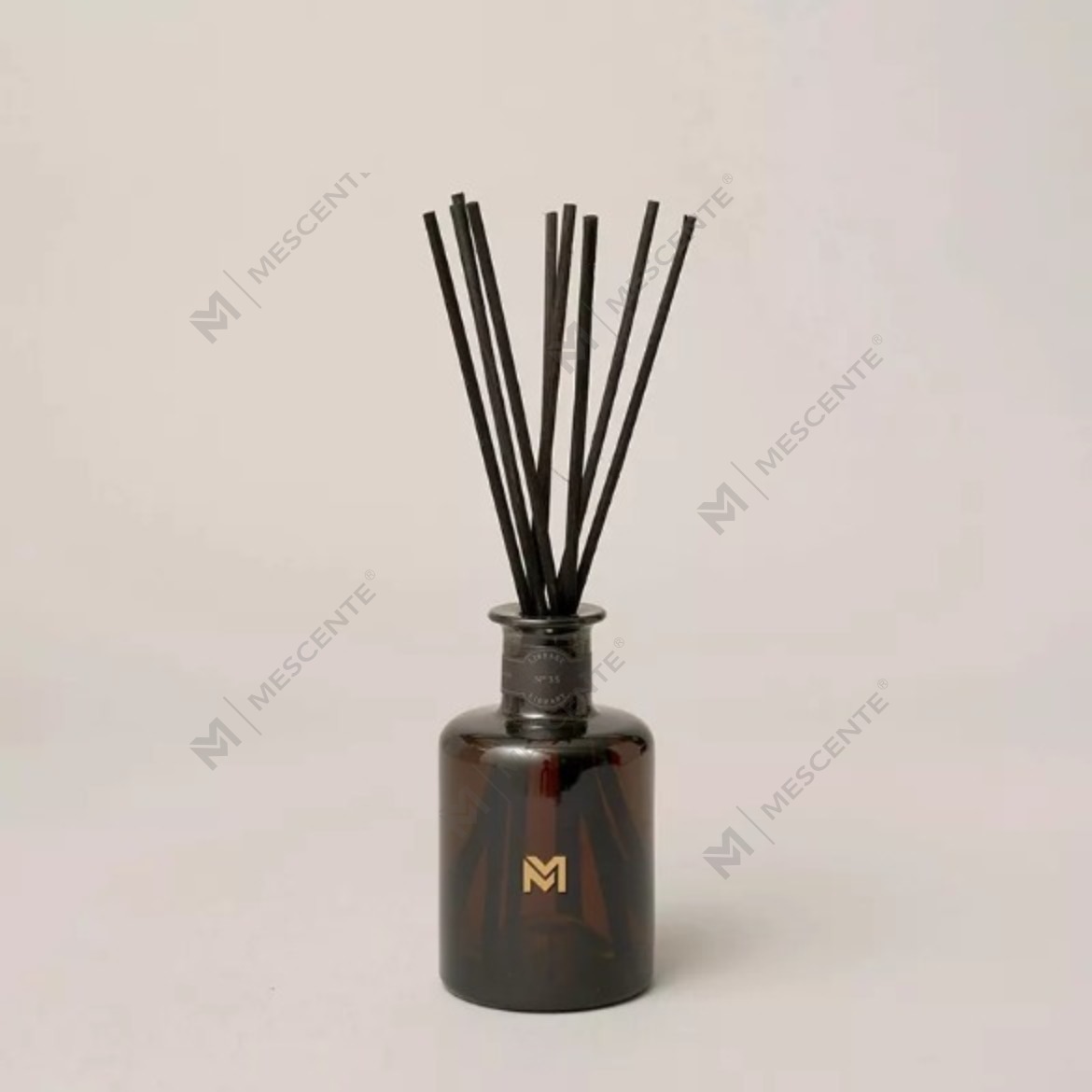 M&Scent velkoobchod luxusní 500ml černý flakonový difuzér Reed vonný rákosový difuzér s dárkovou krabičkou