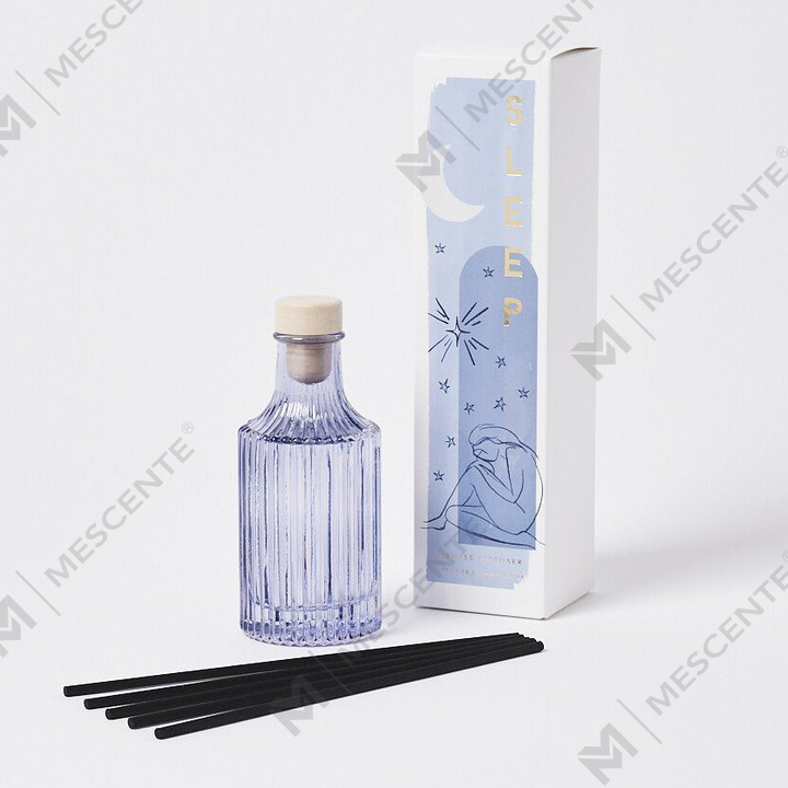 M&Scent Custom 100 ml 200 ml skleněná láhev Tatakan Untuk Flower Reed difuzér