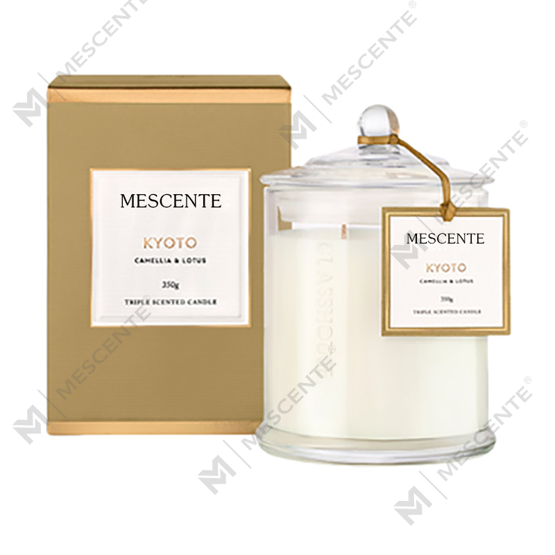 M&Scent velkoobchodní luxusní vlastní privátní štítek Vánoční klenutá sklenice vonné sójové svíčky s víčkem